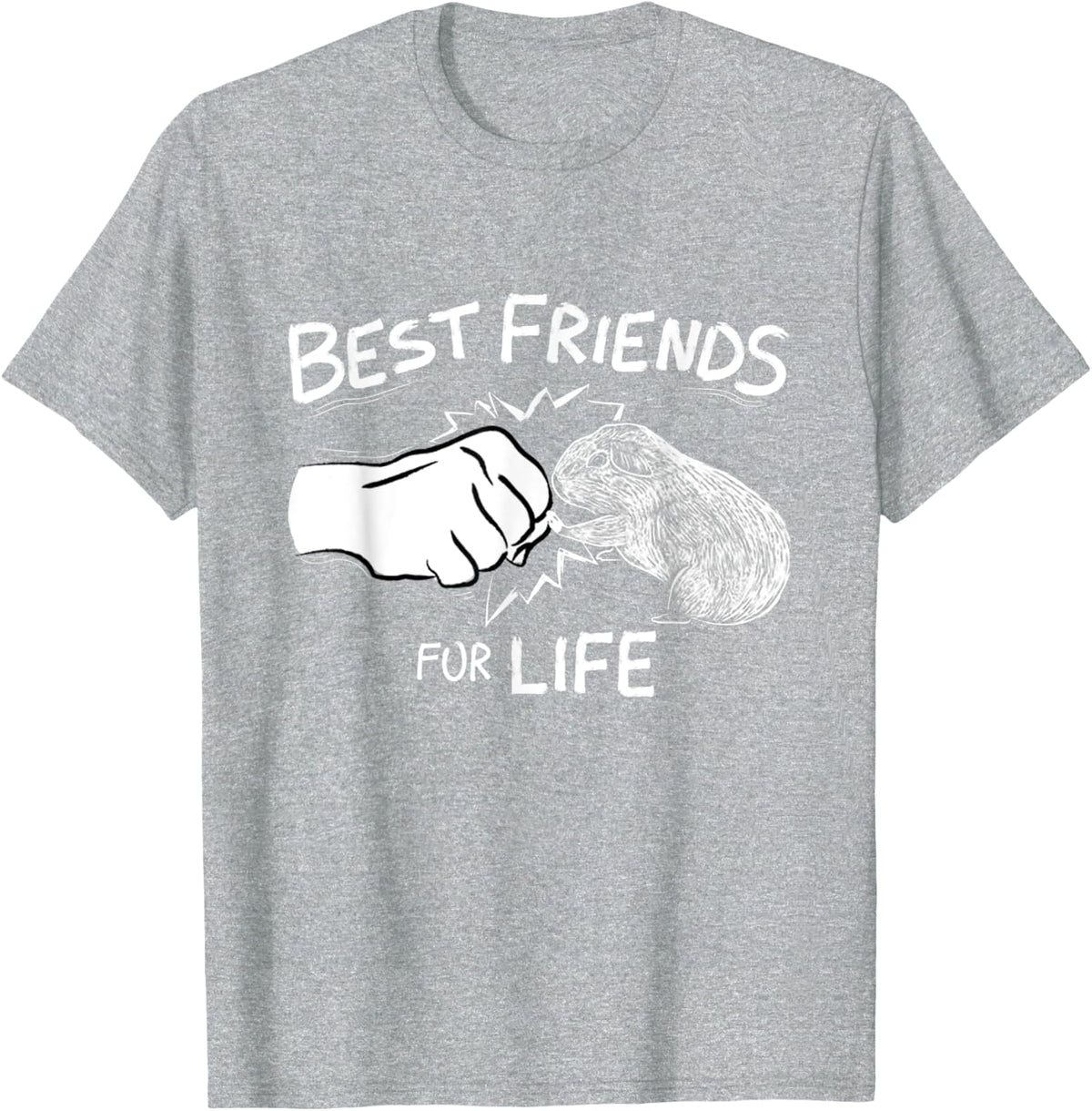 Best Friends Guinea Pig Accessories Clothes Apparel Gift T-Shirt - Heather Grey