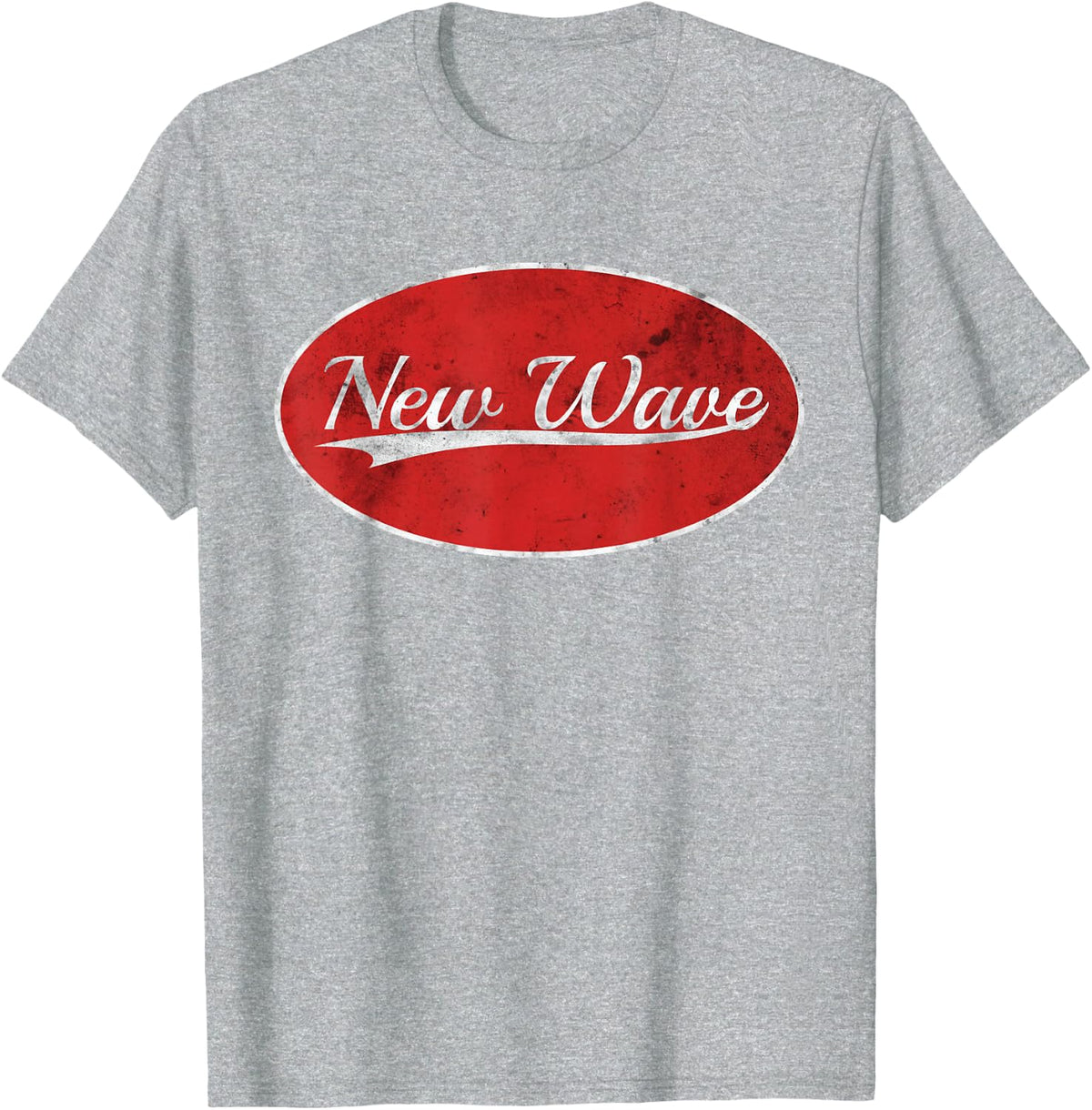 New Wave Synth Music Enthusiast Varsity Classic T-Shirt - Heather Grey