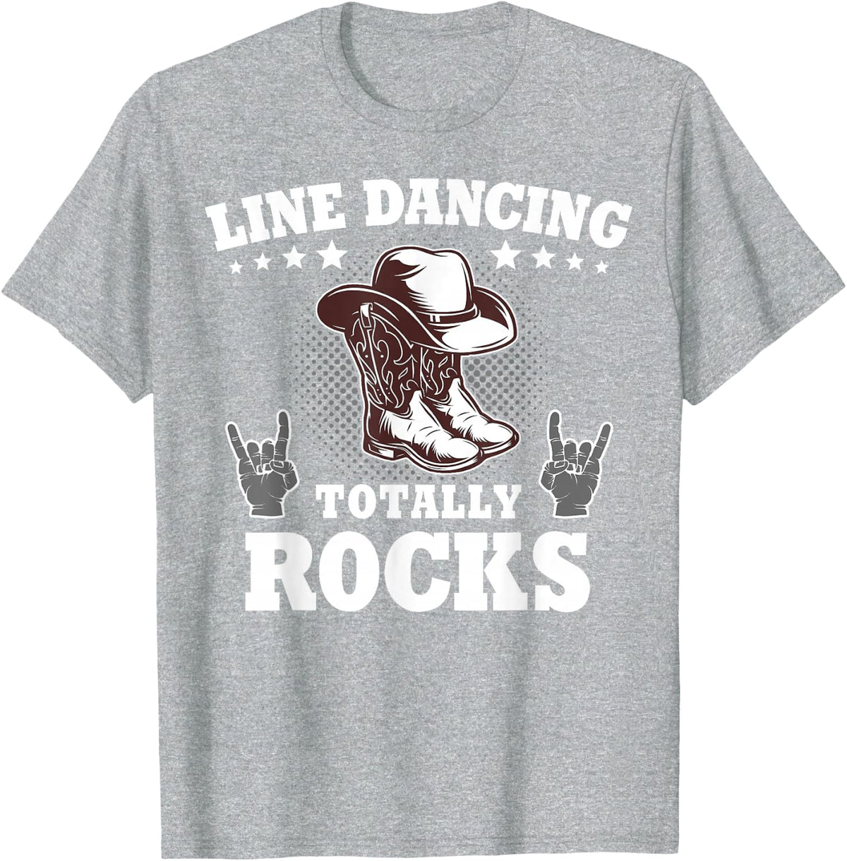 Line dancing Line Dancer Line Dance T-Shirt - Heather Grey