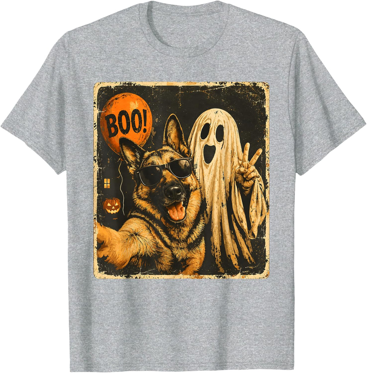 Meme Graphic T-Shirt - Heather Grey